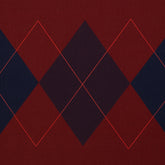 Panel French Terry Geoluxe Argyle by ki-ba-doo - 338 burgundy